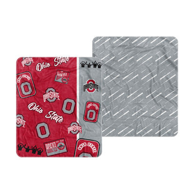 Ohio State Dream Weave Throw 50x60