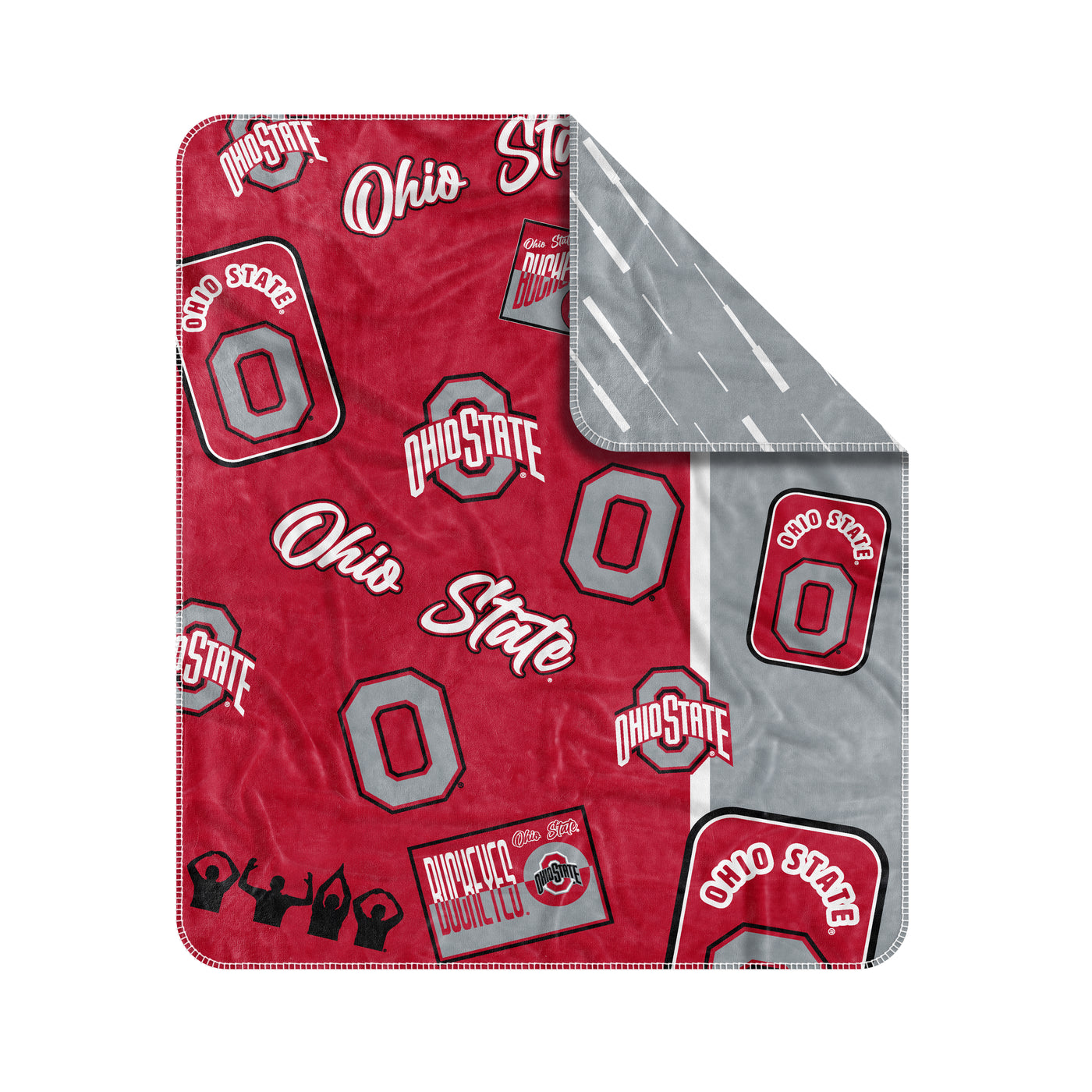 Ohio State Dream Weave Throw 50x60