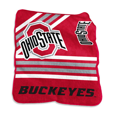 Ohio State Raschel Throw - Logo Brands