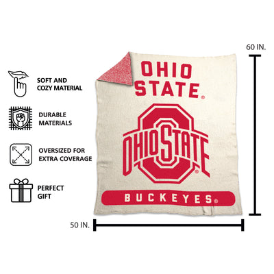 Ohio State Prime Luxe Dreams Throw