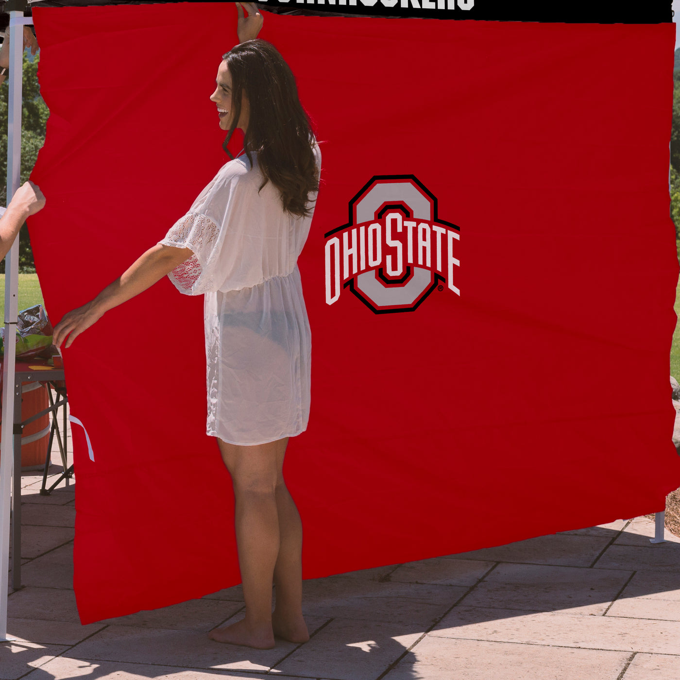 Ohio State Red 9 x 9 Side Panel - Logo Brands