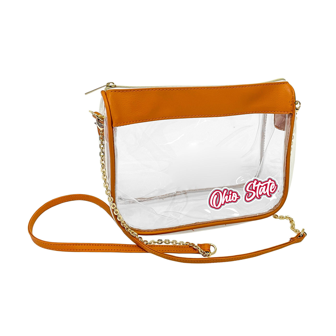 Ohio State Tan Hype Clear Bag