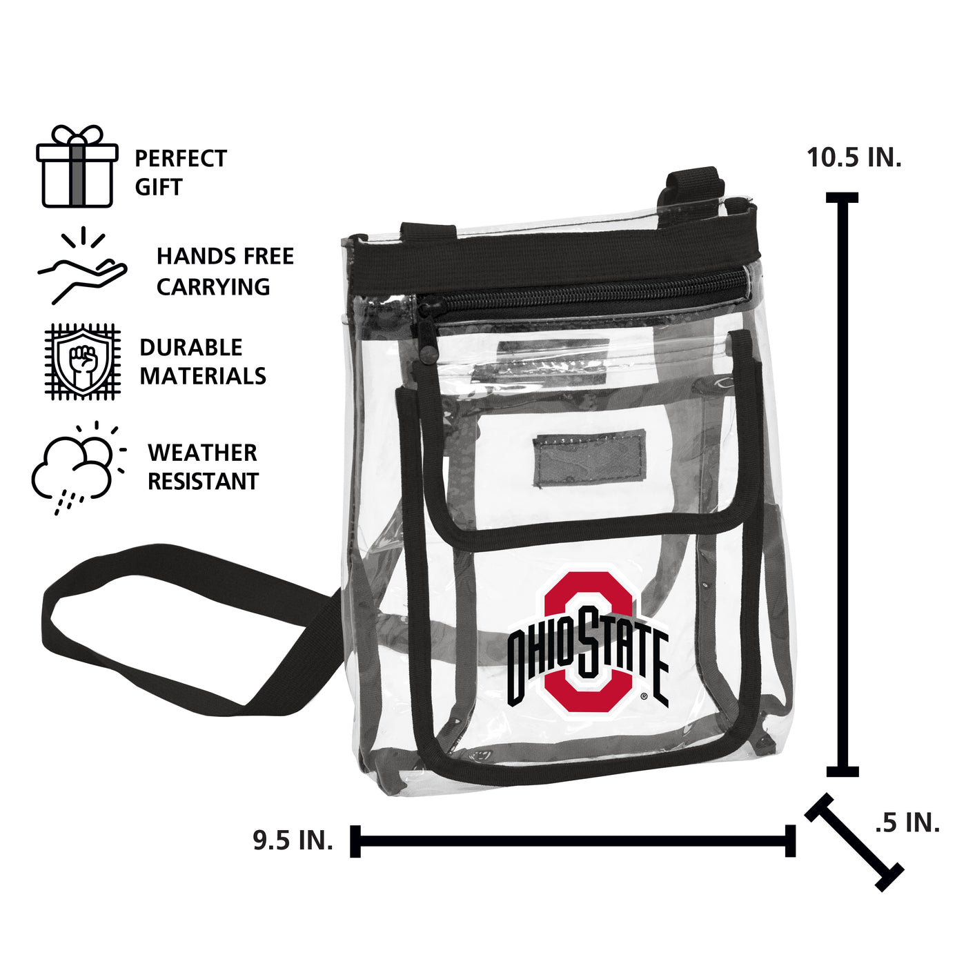 Ohio State Gameday Clear Crossbody