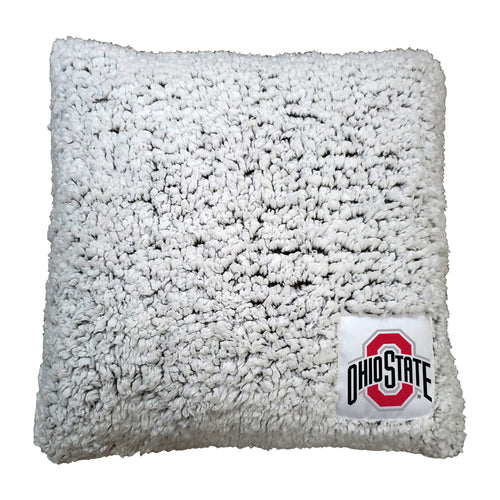 Ohio State Frosty Pillow blanket by Logo Brands with bold Ohio State logo design and soft, cozy fabric.