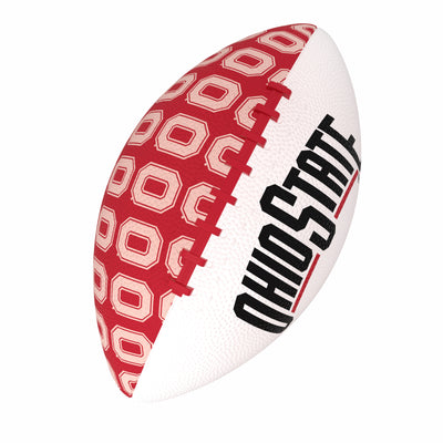 Ohio State Repeating Mini-Size Rubber Football - Logo Brands