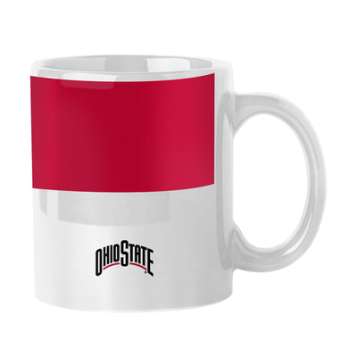 Ohio State 11oz Colorblock Sublimated Mug