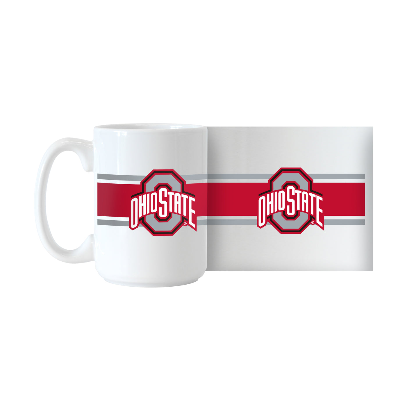 Ohio State 15oz Stripe Sublimated Mug