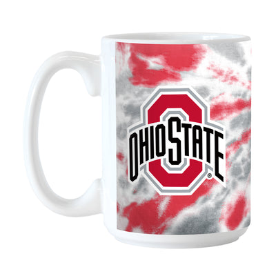 Ohio State 15oz Tie Dye Sublimated Mug