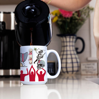 Ohio State 15oz Native Sublimated Mug