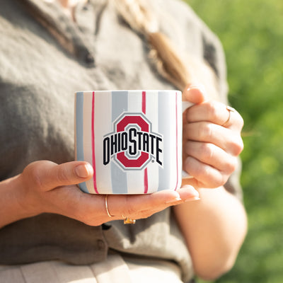 Ohio State 16oz Brushstroke Stripe Mug