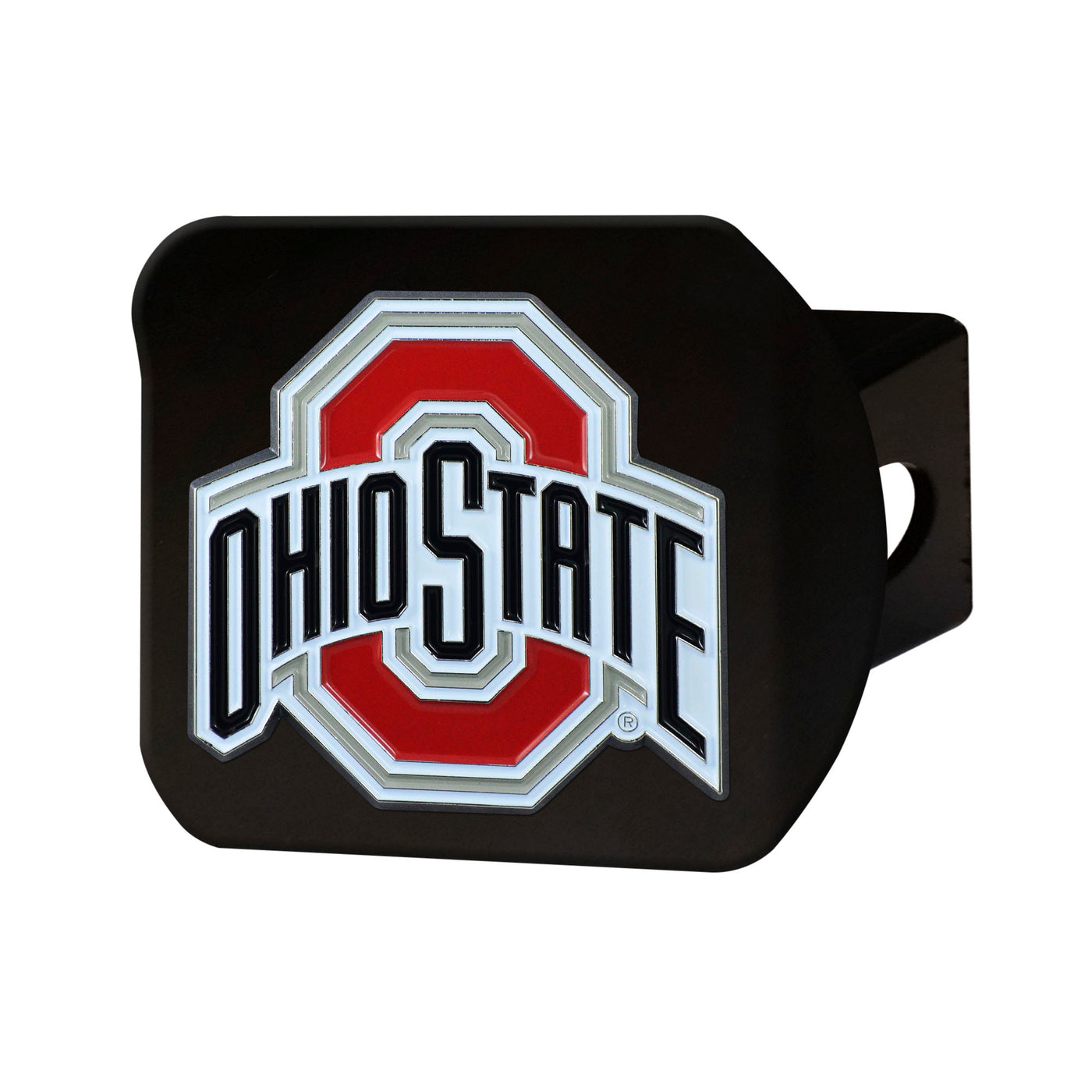 Ohio State University Color on Black Hitch Cover