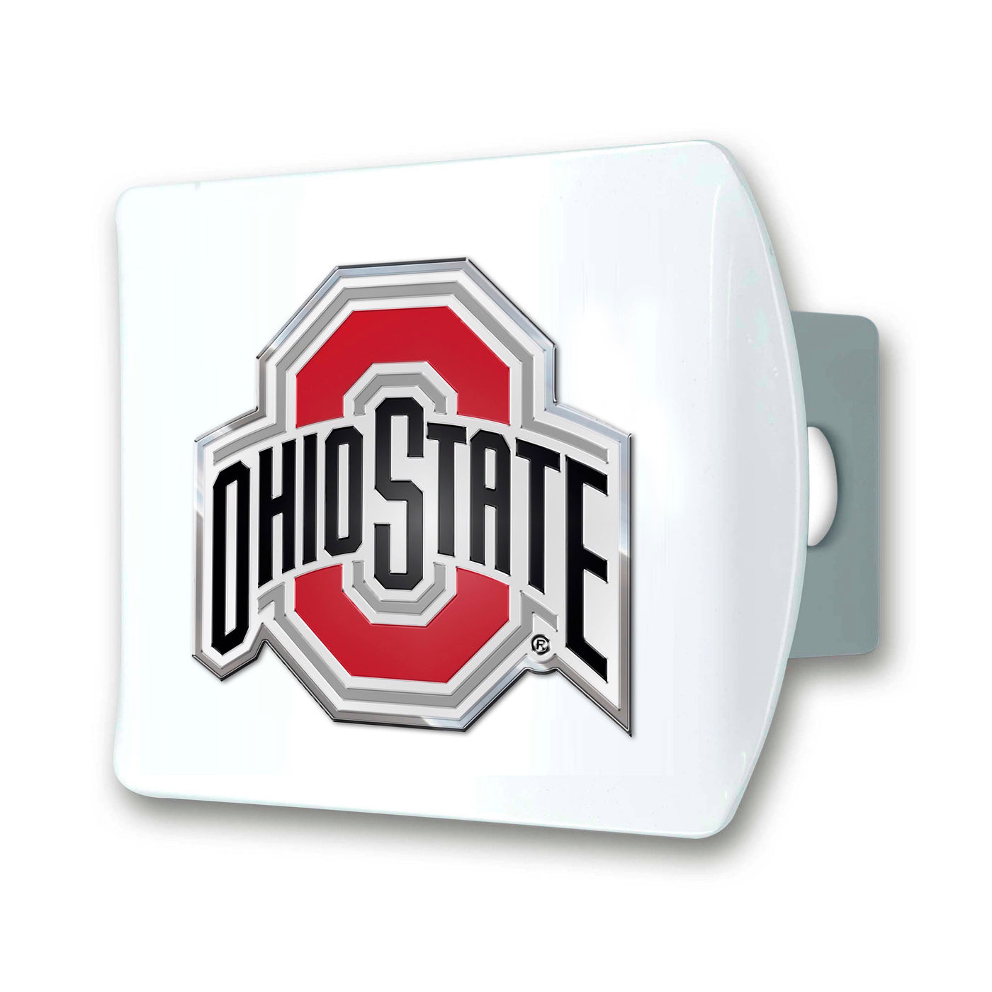 Ohio State University Color on White Hitch Cover