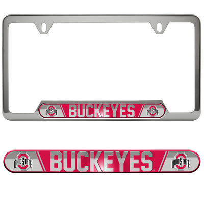 Ohio State University Embossed License Plate Frame