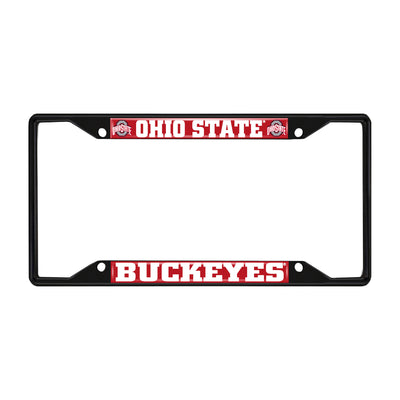 Ohio State University Black License Plate Frame