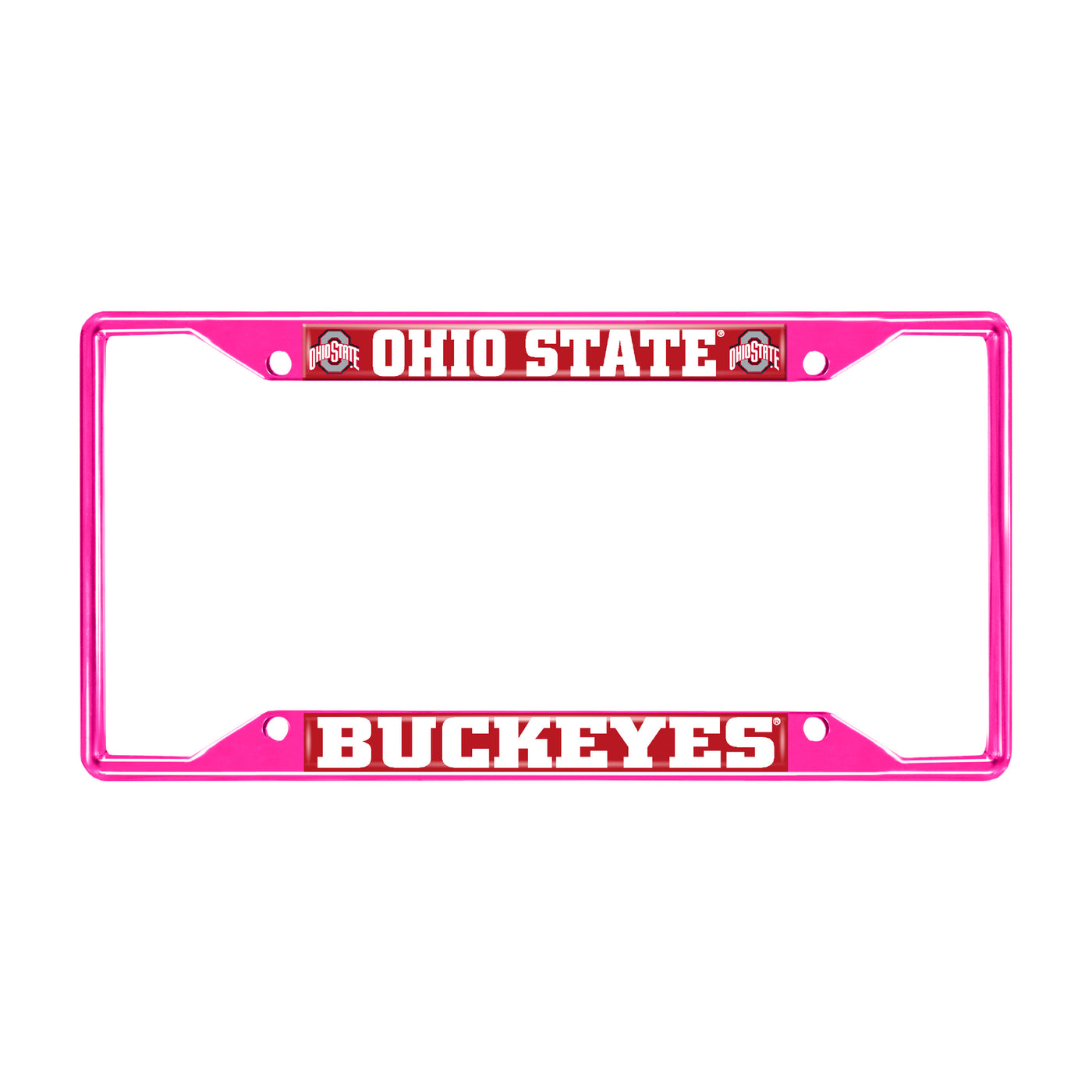 Ohio State University-Pink License Plate Frame