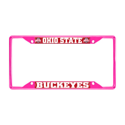 Ohio State University-Pink License Plate Frame