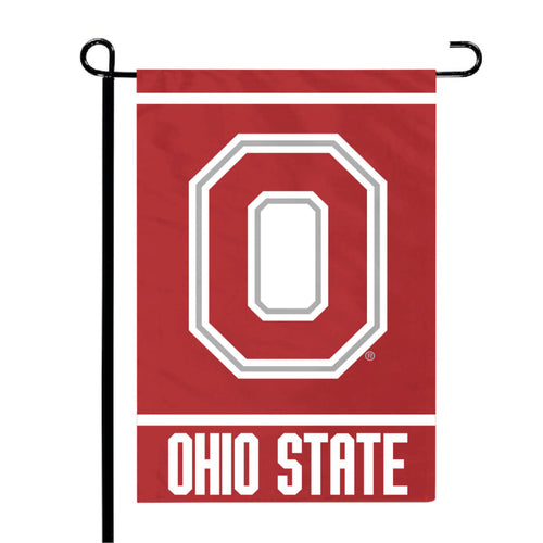 Ohio State University flag in 12x18 inches, featuring the official logo and team colors, ideal for sports fans and supporters