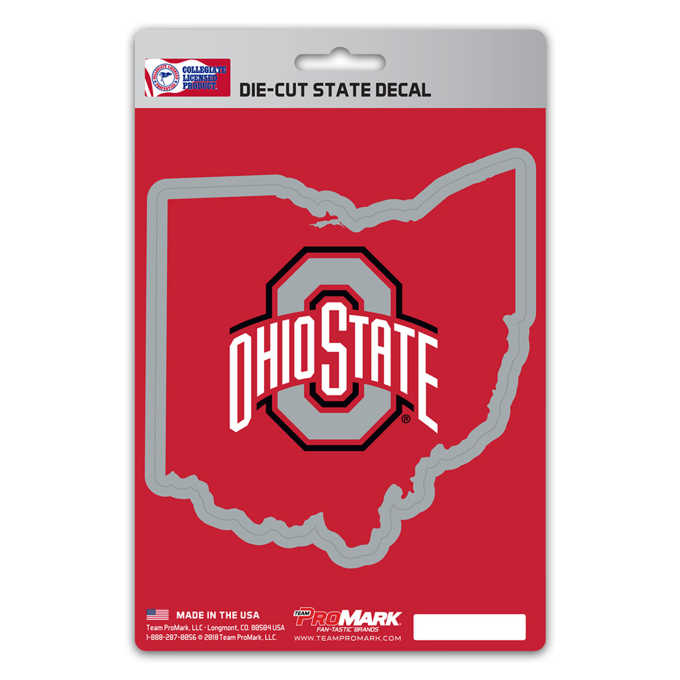 Ohio State University State Shape Decal