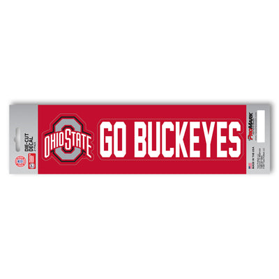 Ohio State University Team Slogan Decal