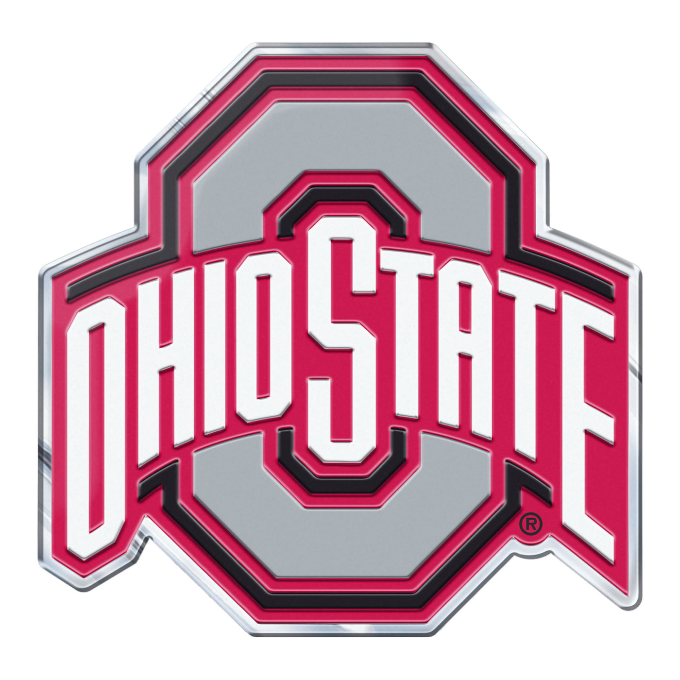 Ohio State University Embossed Color Emblem2
