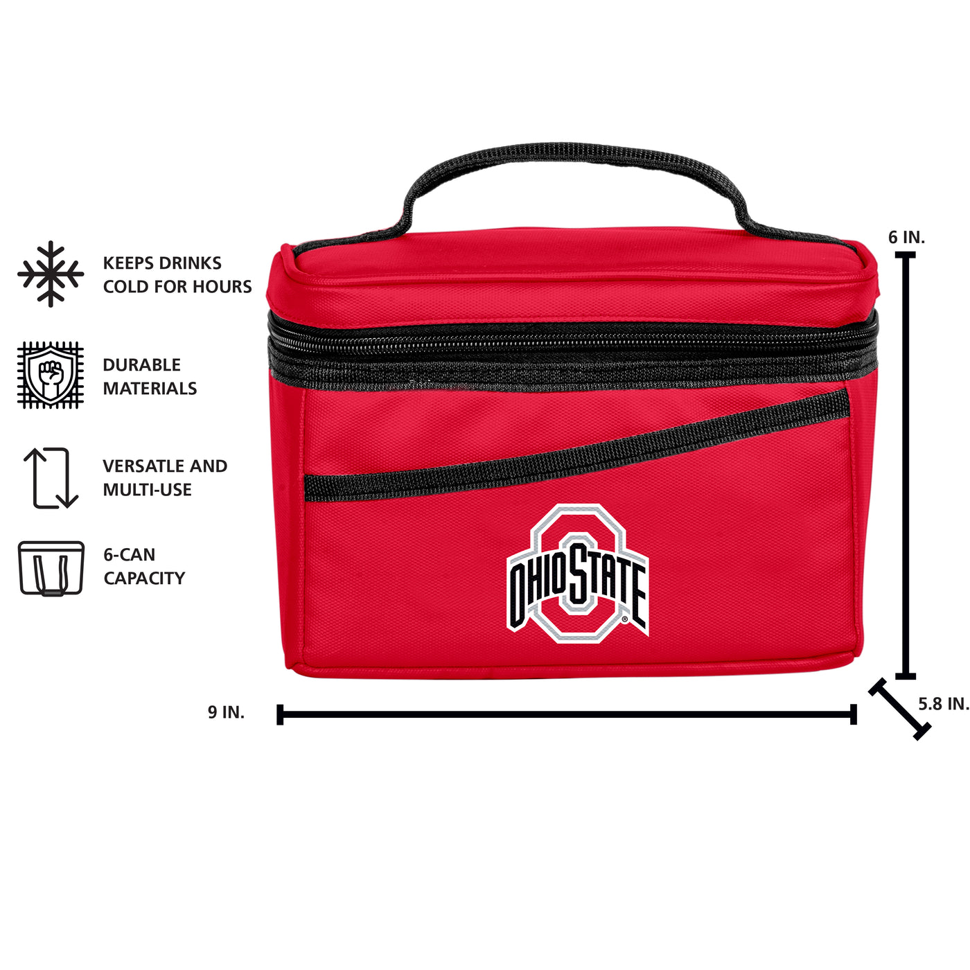 Ohio State 6 Can Flex Cooler