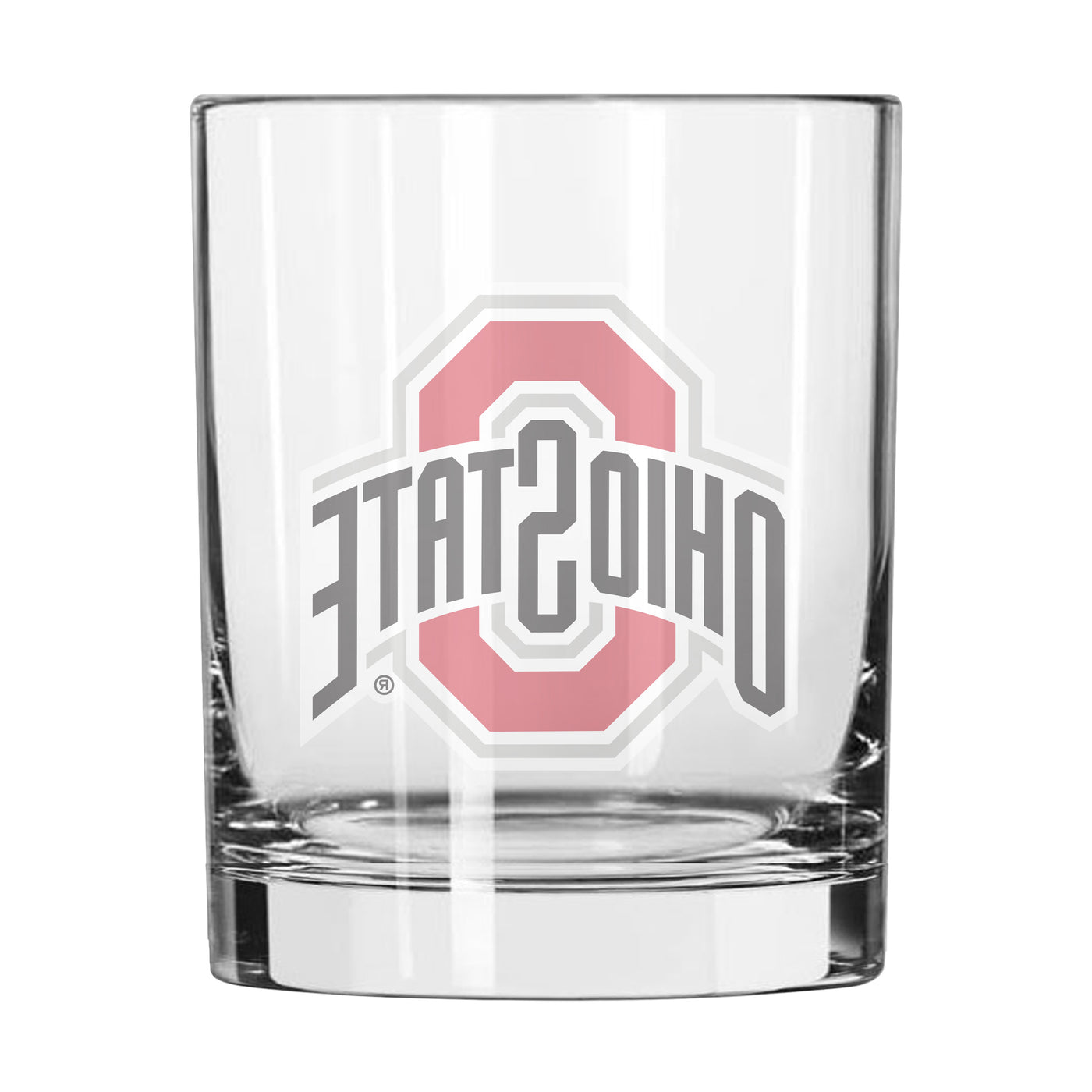 Ohio State 14oz Swagger Rocks Glass