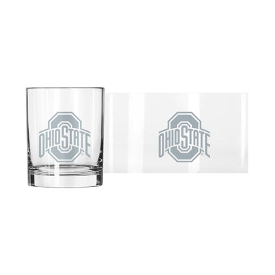 Ohio State 14oz Frost Rocks Glass - Logo Brands