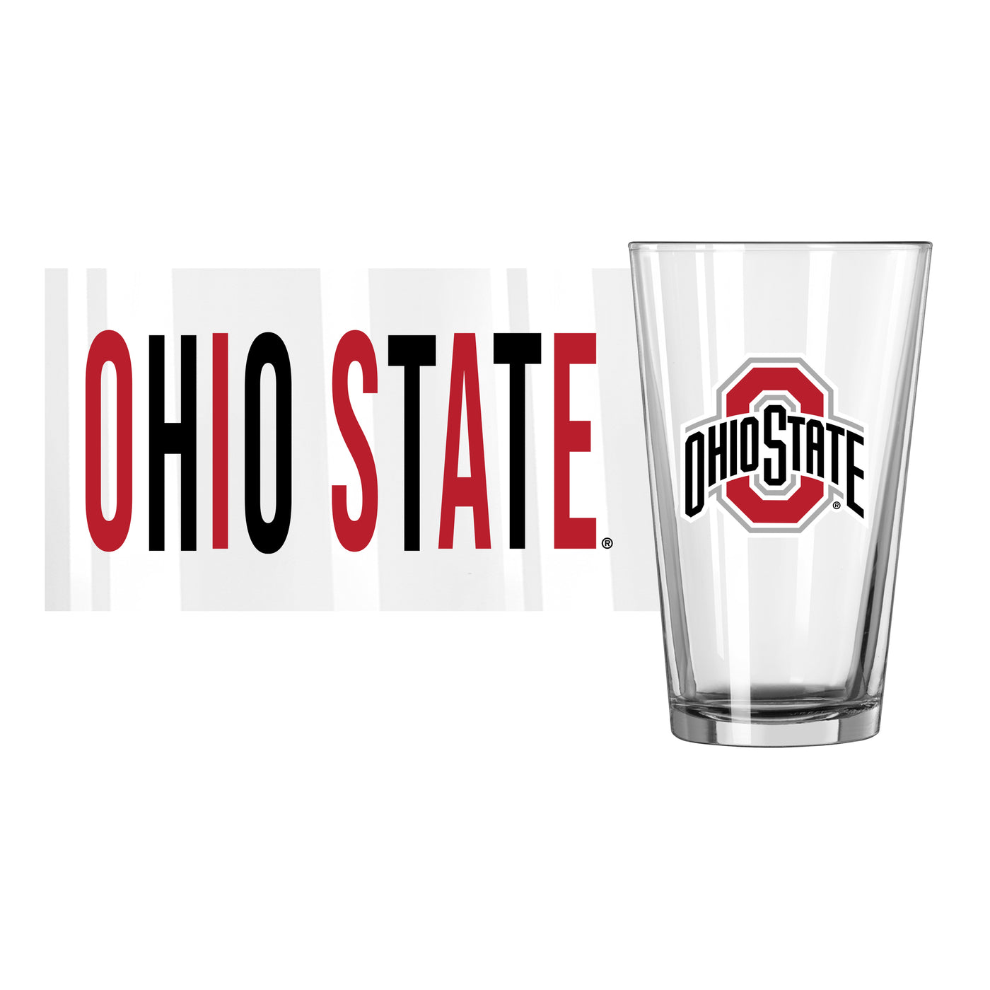 Ohio State 16oz Overtime Pint Glass