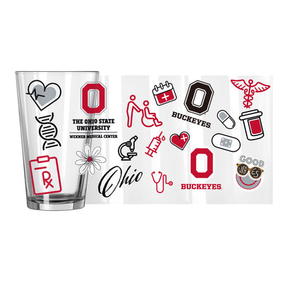 Ohio State Wexner Medical Center 16oz Native Pint Glass