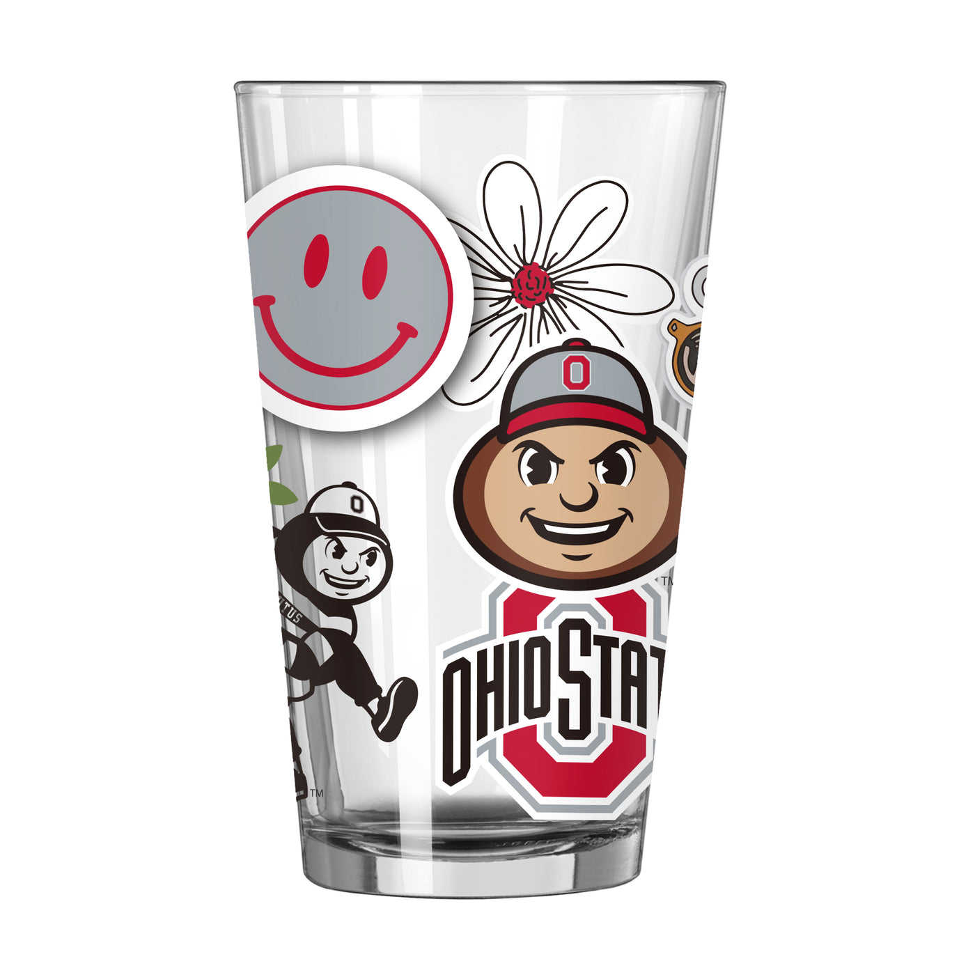 Ohio State 16oz Native Pint Glass