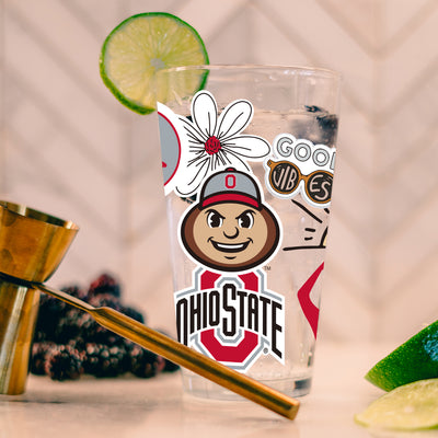 Ohio State 16oz Native Pint Glass