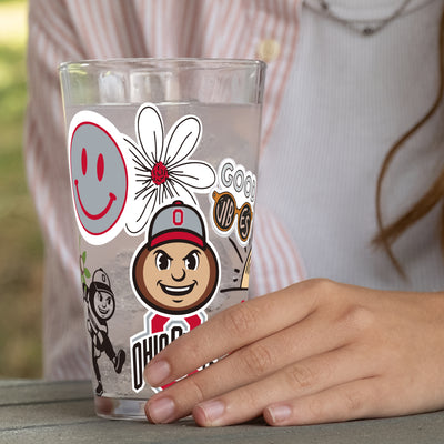 Ohio State 16oz Native Pint Glass