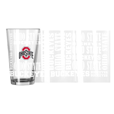 Ohio State 16oz Replay Pint Glass