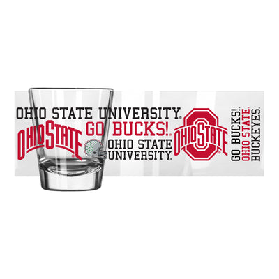 Ohio State 2oz Spirit Shot Glass