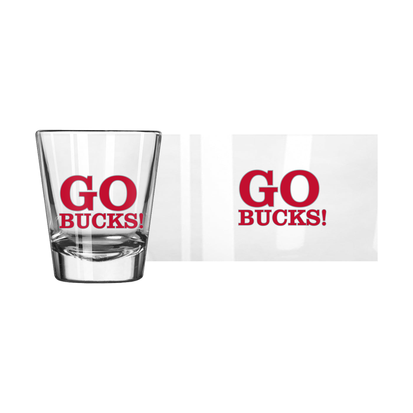 Ohio State 2oz Slogan Shot Glass