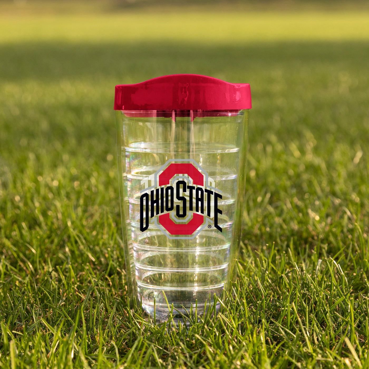 Ohio State 16oz Flipside Dbl Wall Clear Tumbler
