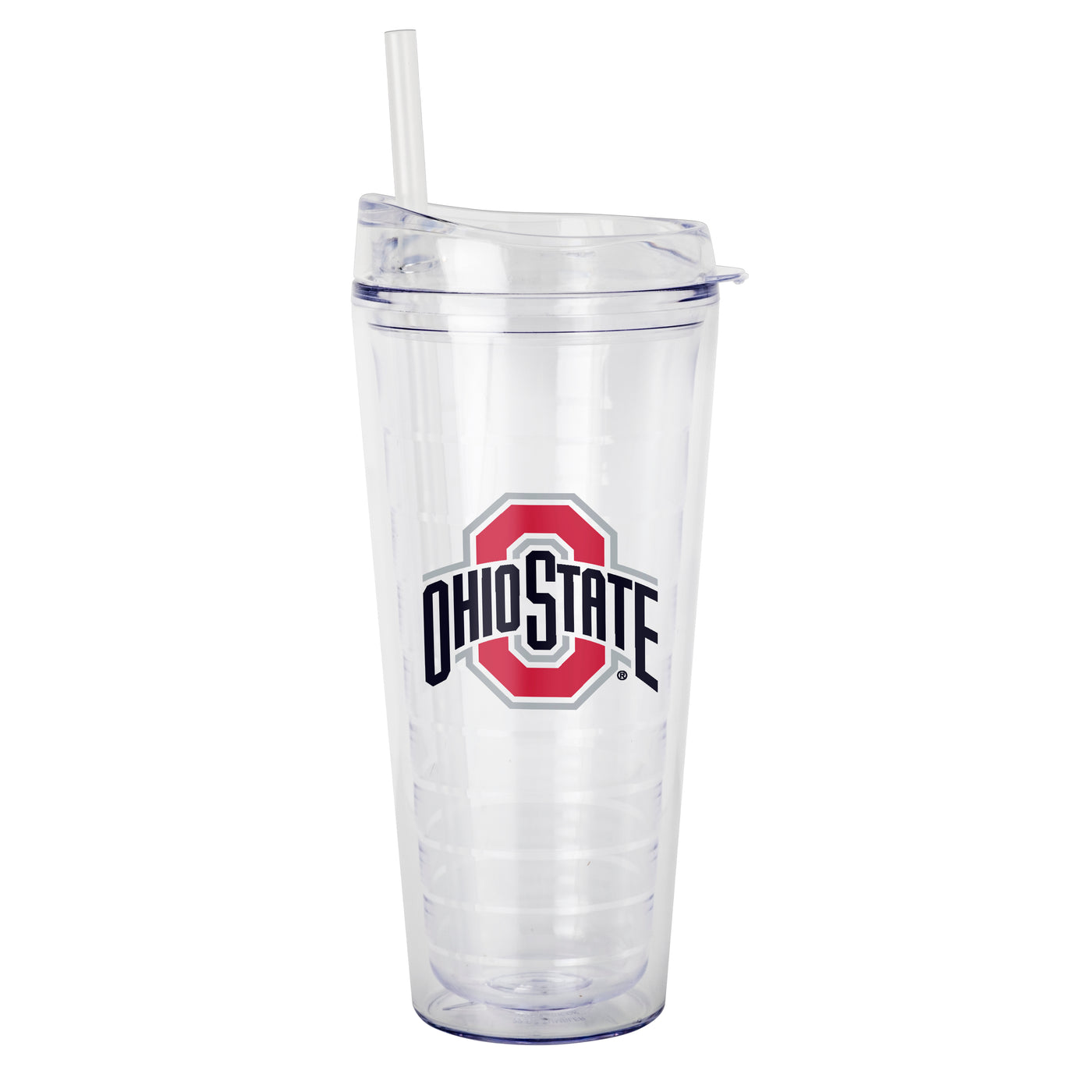 Ohio State 22oz Flipside Dbl Wall Clear Tumbler