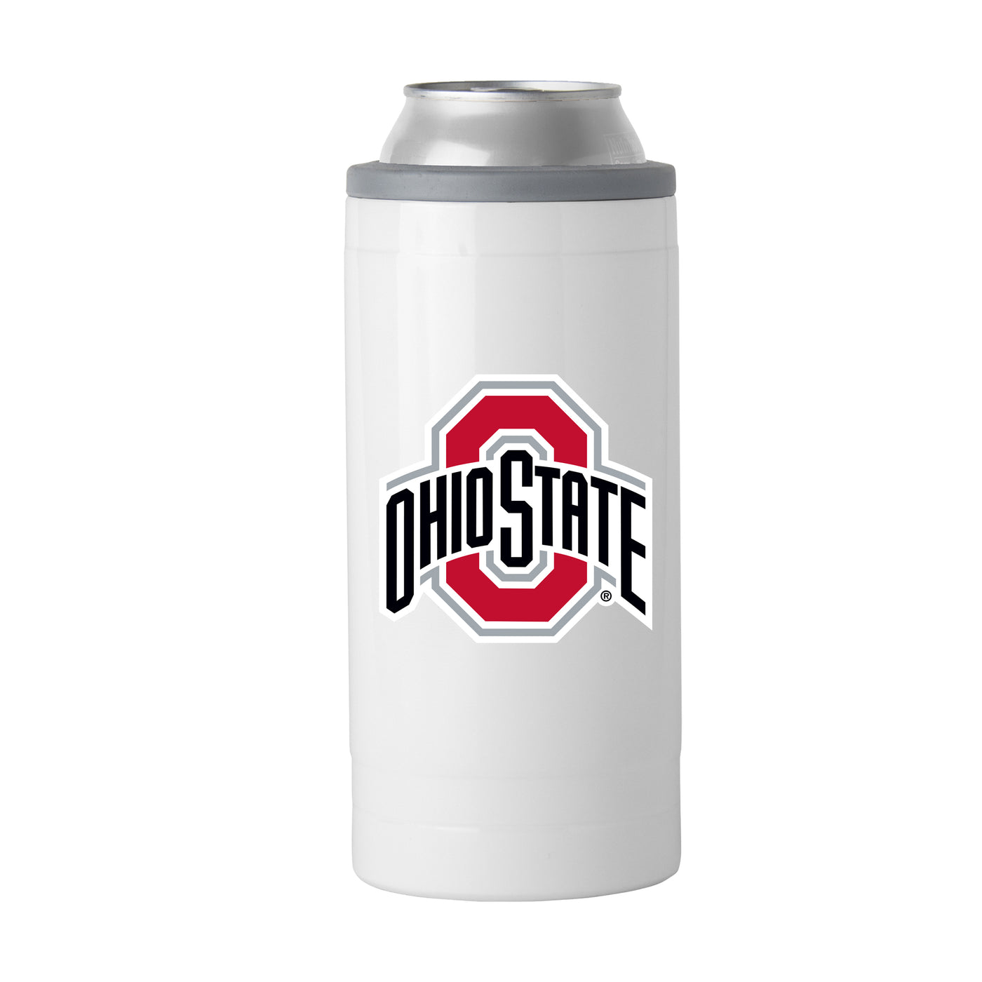 Ohio State Letterman 12 oz Slim Can Coolie