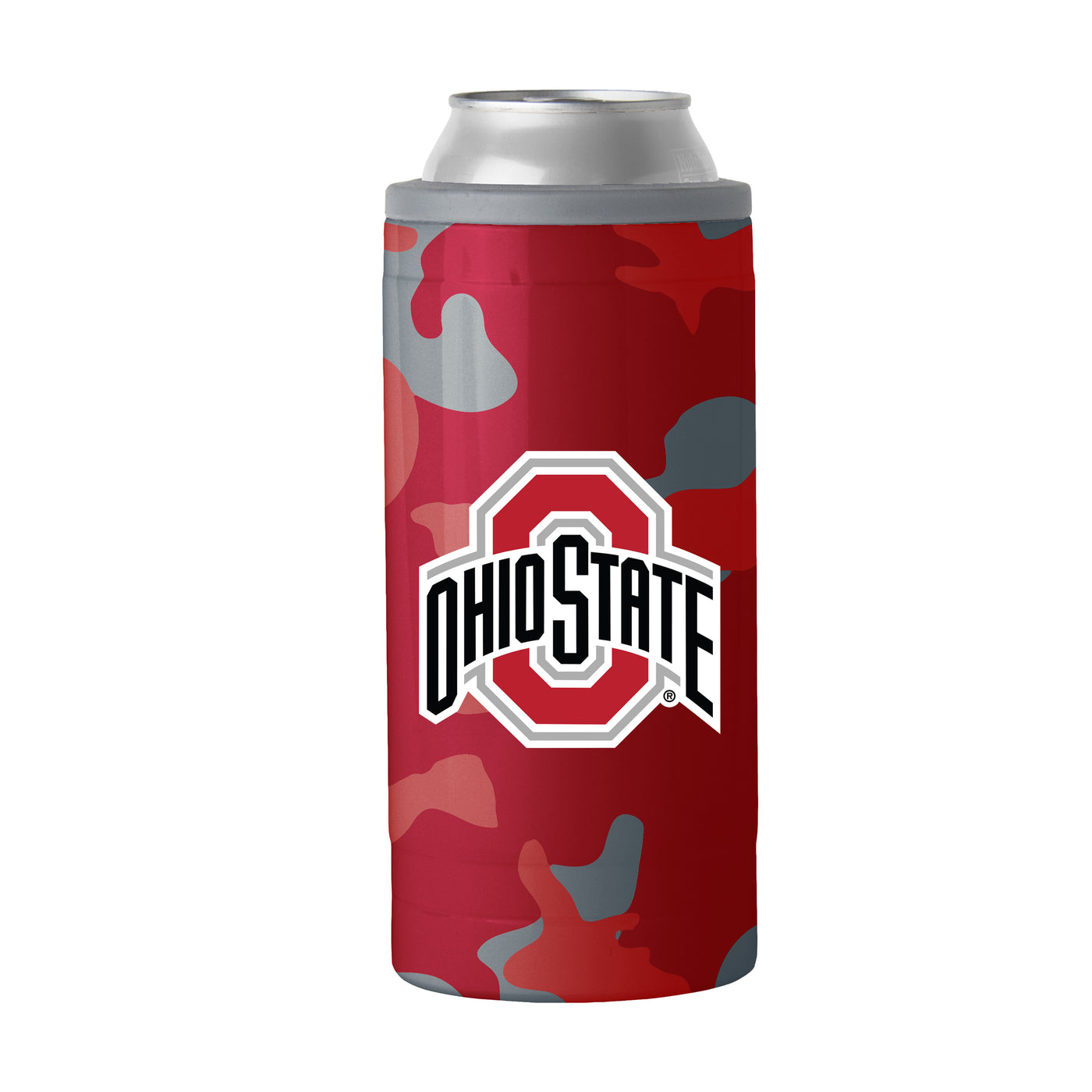Ohio State Camo Swagger 12oz Slim Can Coolie