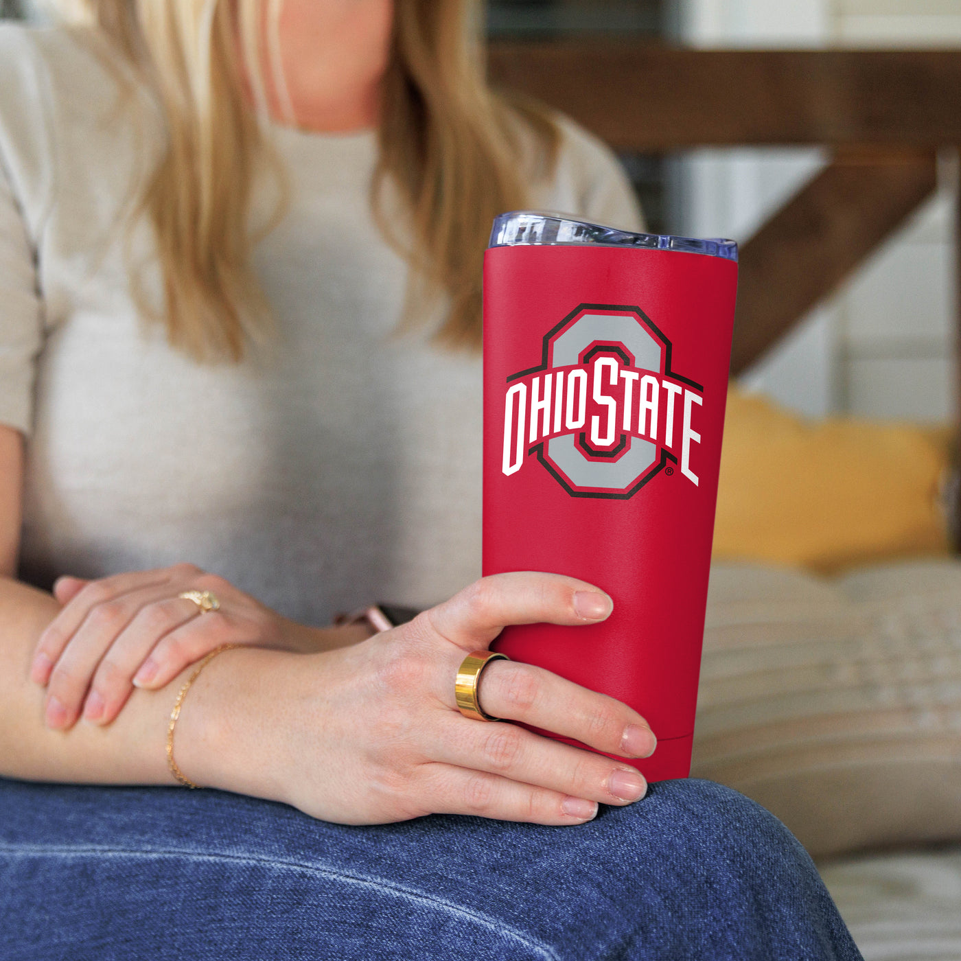 Ohio State 20oz Flipside Powder Coat Tumbler - Logo Brands