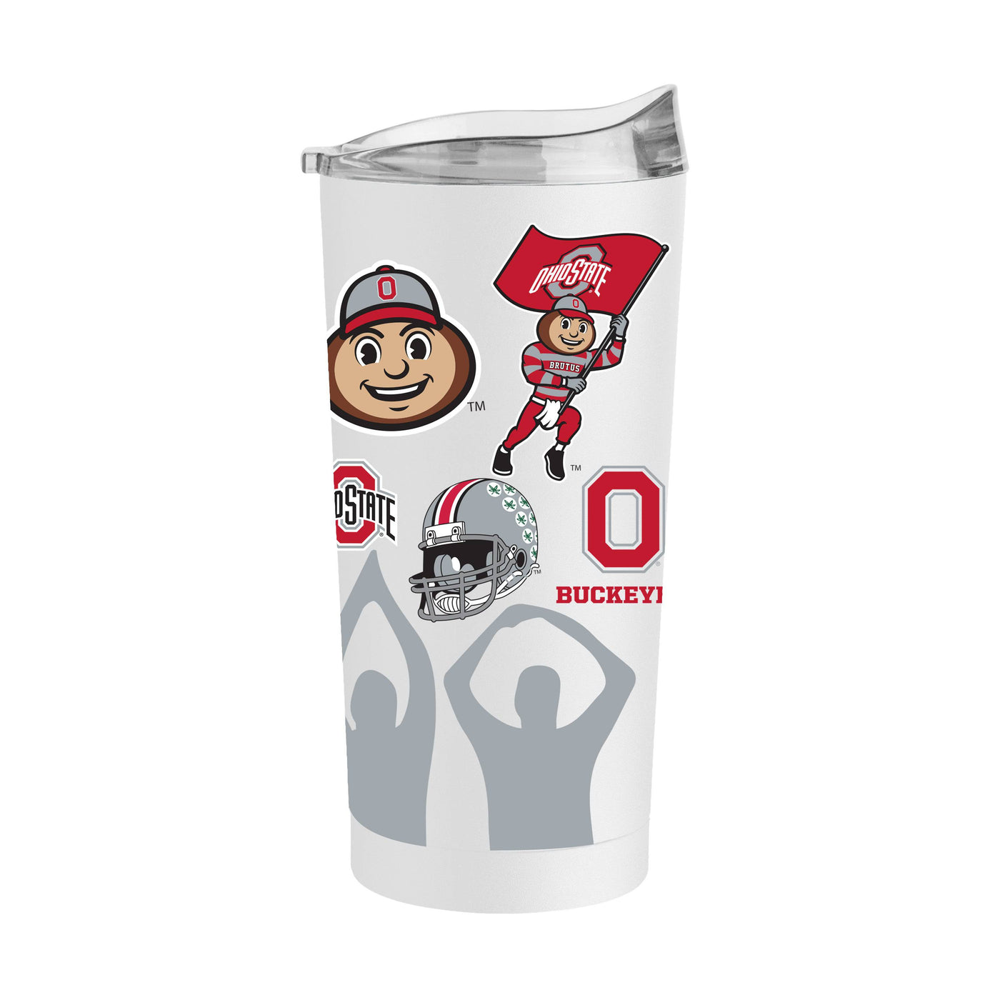 Ohio State 20oz Team Logos Powder Coat Tumbler