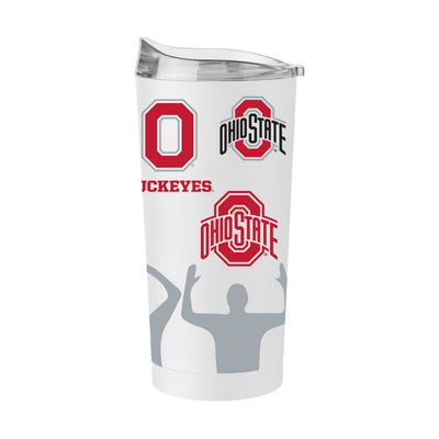 Ohio State 20oz Team Logos Powder Coat Tumbler