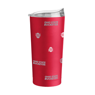 Ohio State 20oz Step And Repeat Powder Coat Tumbler