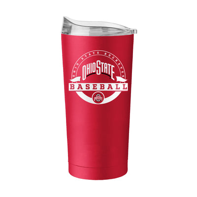 Ohio State Baseball 20oz Powder Coat Tumbler - Logo Brands