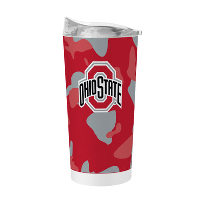Ohio State 20oz Camo Powder Coat Tumbler