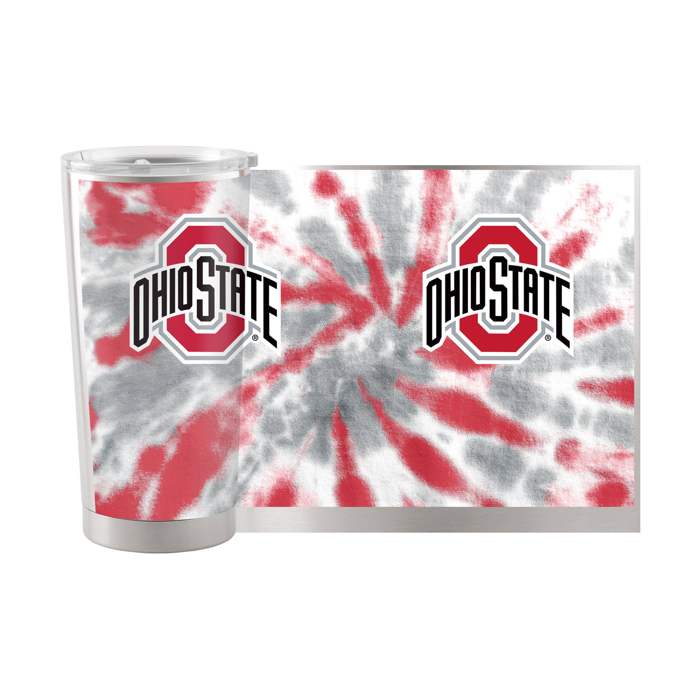 Ohio State 20oz Tie Dye Stainless Steel Tumbler
