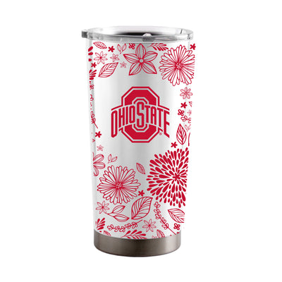 Ohio State 20oz Botanical Stainless Steel Tumbler - Logo Brands