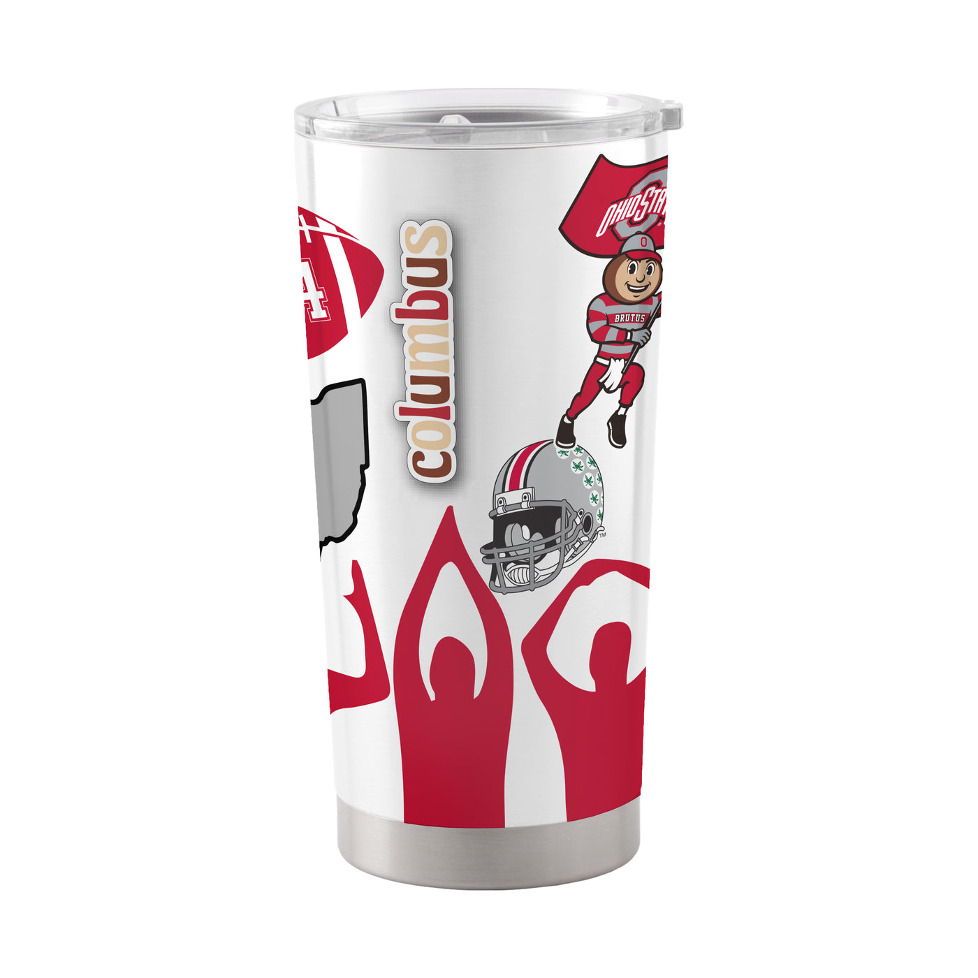 Ohio State 20oz Native Stainless Tumbler - Logo Brands