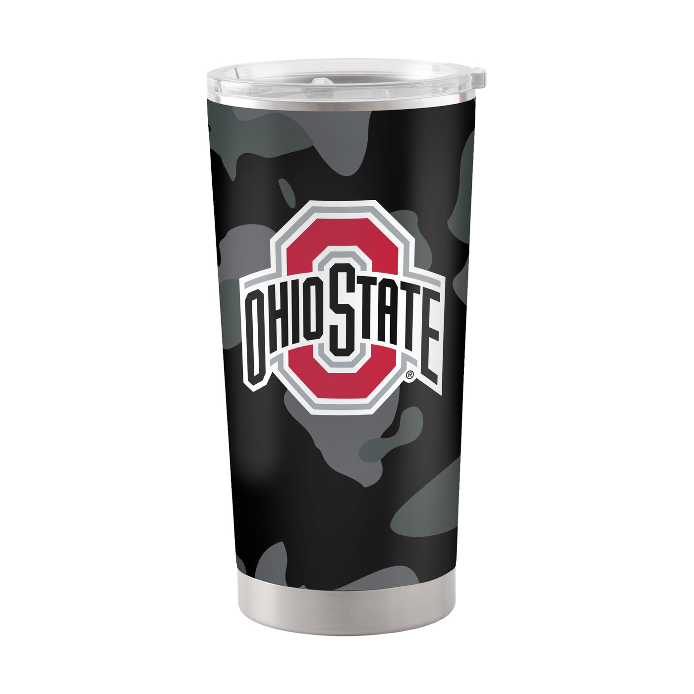 Ohio State 20oz Black Camo Stainless Steel Tumbler