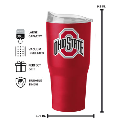 Ohio State 30oz Flipside Powder Coat Tumbler - Logo Brands